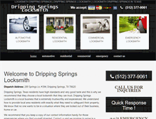 Tablet Screenshot of drippingspringslocksmith.com